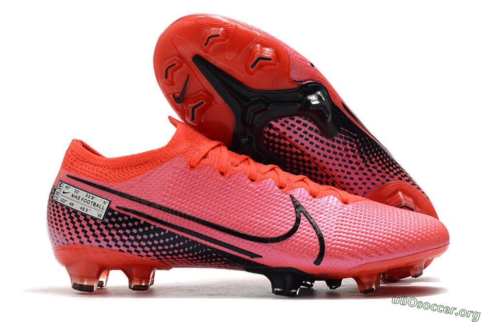Nike Mercurial Vapor 13 Elite FG Football Boots - Red/Black 2