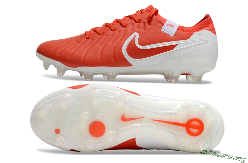 Nike Tiempo Legend 10 Elite FG Football Boots - Red/White 1