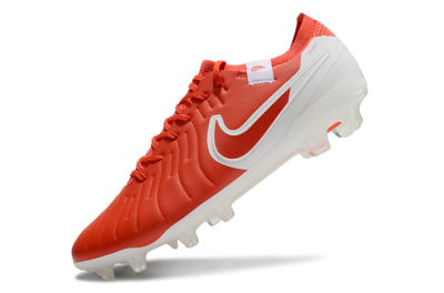 Nike Tiempo Legend 10 Elite FG Football Boots - Red/White