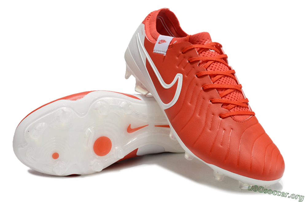 Nike Tiempo Legend 10 Elite FG Football Boots - Red/White 0
