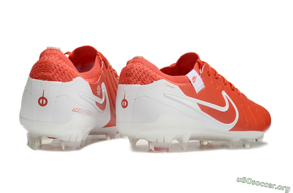 Nike Tiempo Legend 10 Elite FG Football Boots - Red/White 6