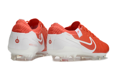Nike Tiempo Legend 10 Elite FG Football Boots - Red/White
