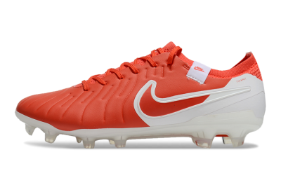 Nike Tiempo Legend 10 Elite FG Football Boots - Red/White