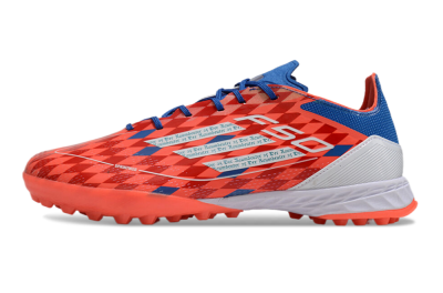 Thomas Müller x Adidas F50 Elite Raumdeuter TF Football Shoes - Red/Blue/White