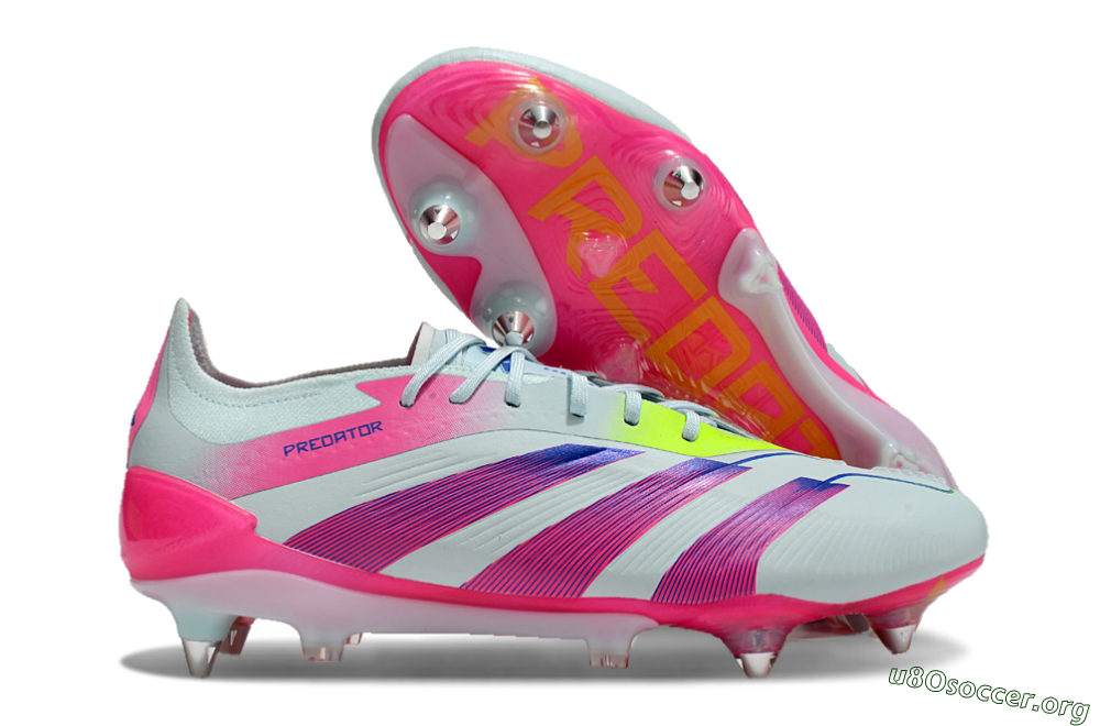 Adidas Predator Elite 24 SG Football Boots - Jade/Pink/Blue 2