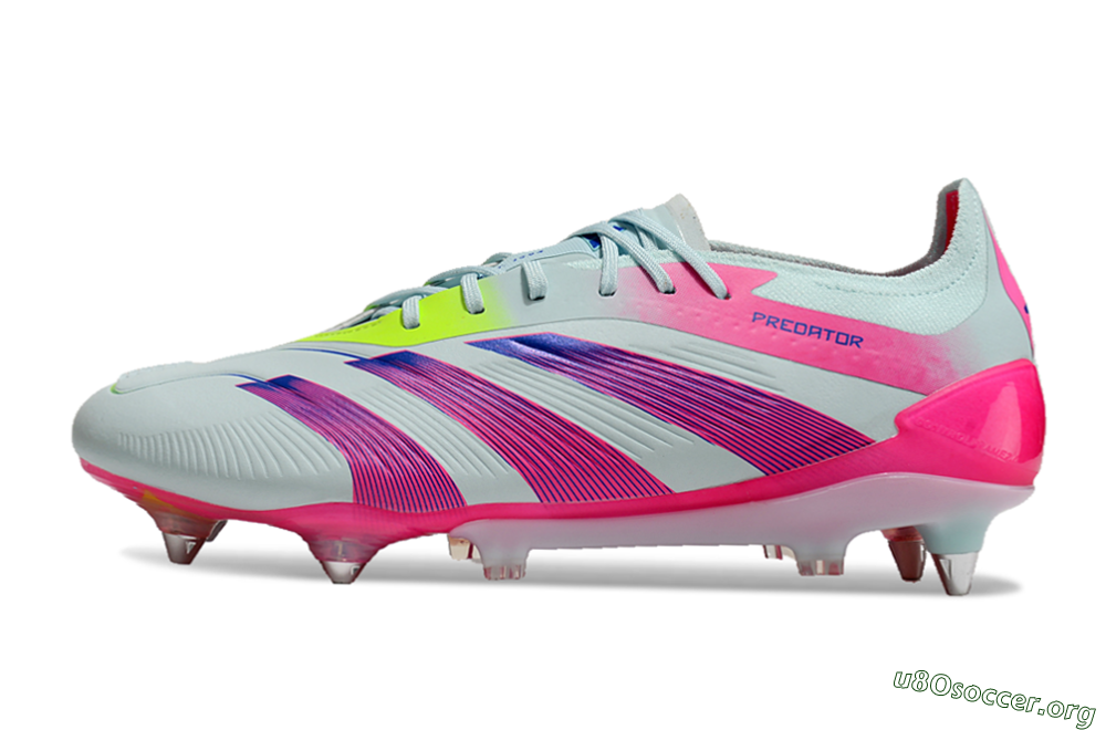 Adidas Predator Elite 24 SG Football Boots - Jade/Pink/Blue 3