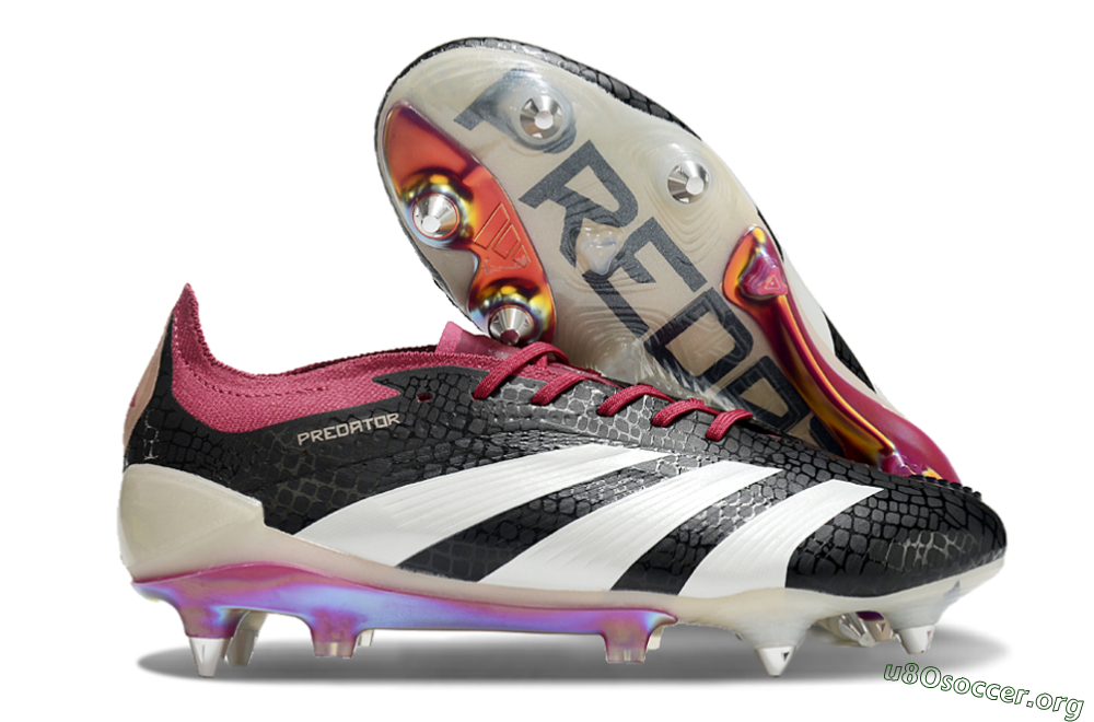 Adidas Predator Elite 24 SG Football Boots - Black/White/Red 2