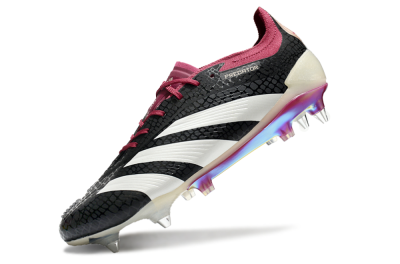 Adidas Predator Elite 24 SG Football Boots - Black/White/Red