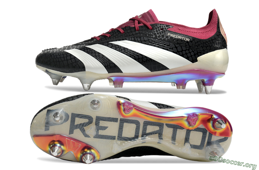Adidas Predator Elite 24 SG Football Boots - Black/White/Red 1