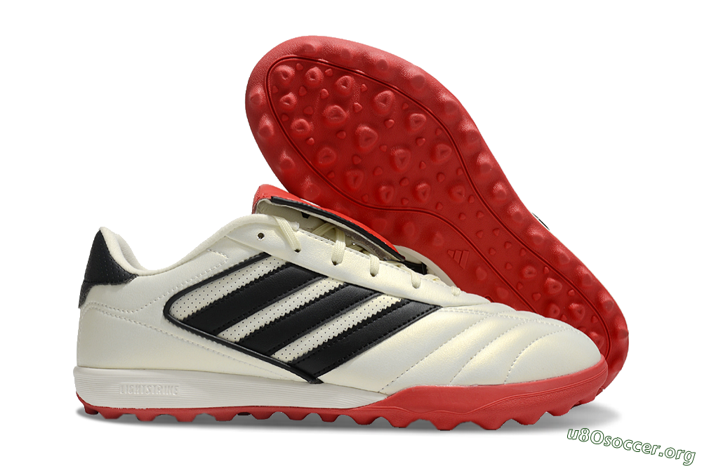 Adidas Copa Gloro 2 TF Football Shoes - Ivory/Core Black/Solar Red 2