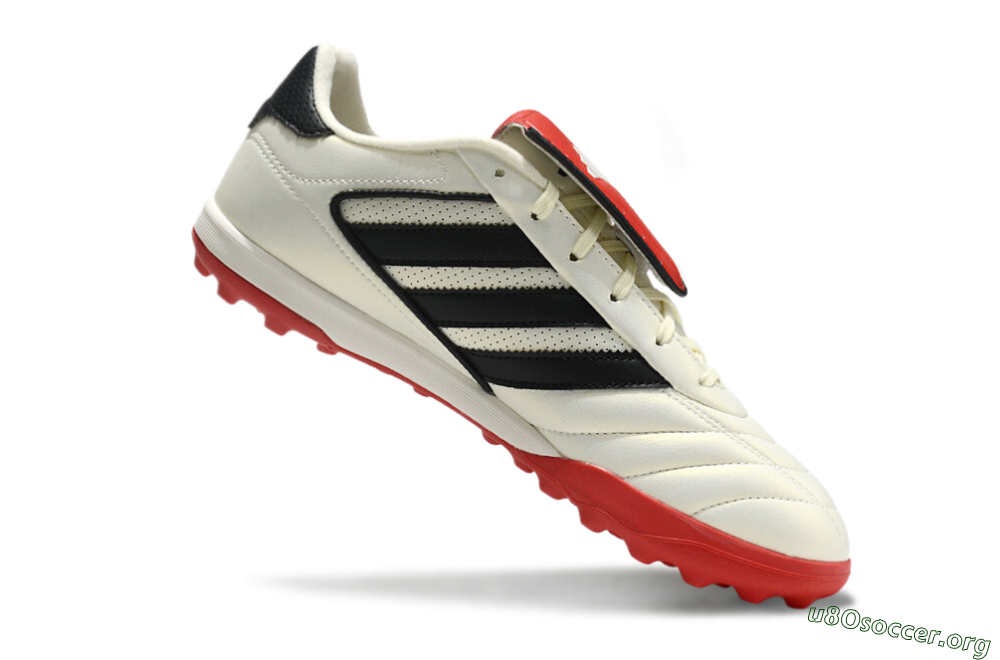 Adidas Copa Gloro 2 TF Football Shoes - Ivory/Core Black/Solar Red 4