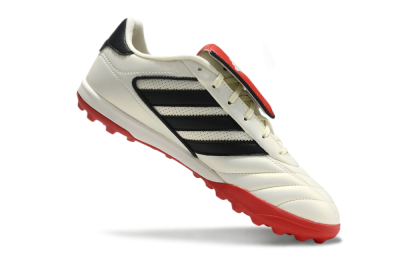 Adidas Copa Gloro 2 TF Football Shoes - Ivory/Core Black/Solar Red