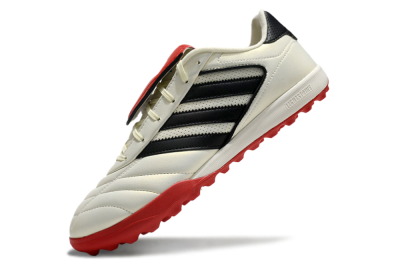 Adidas Copa Gloro 2 TF Football Shoes - Ivory/Core Black/Solar Red