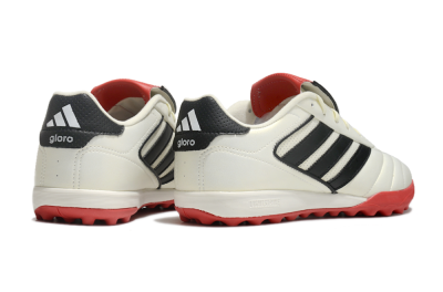 Adidas Copa Gloro 2 TF Football Shoes - Ivory/Core Black/Solar Red
