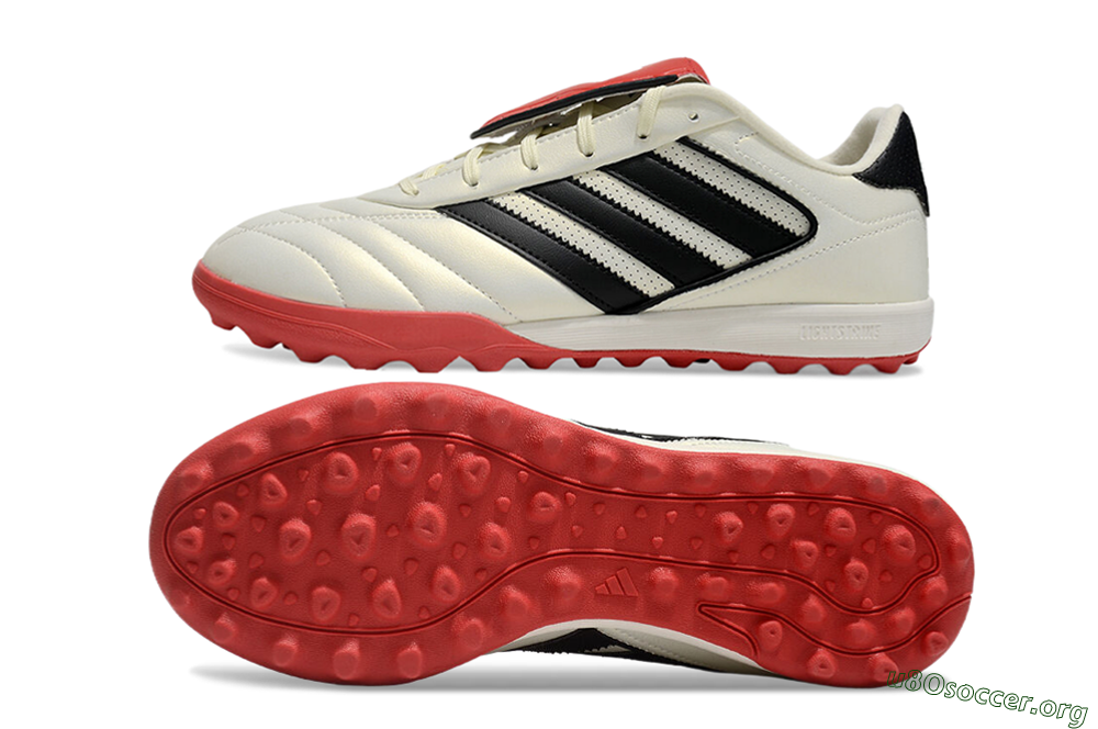 Adidas Copa Gloro 2 TF Football Shoes - Ivory/Core Black/Solar Red 1