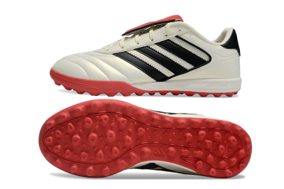 Adidas Copa Gloro 2 TF Football Shoes - Ivory/Core Black/Solar Red