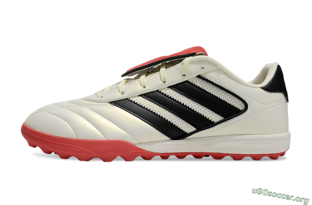 Adidas Copa Gloro 2 TF Football Shoes - Ivory/Core Black/Solar Red 3