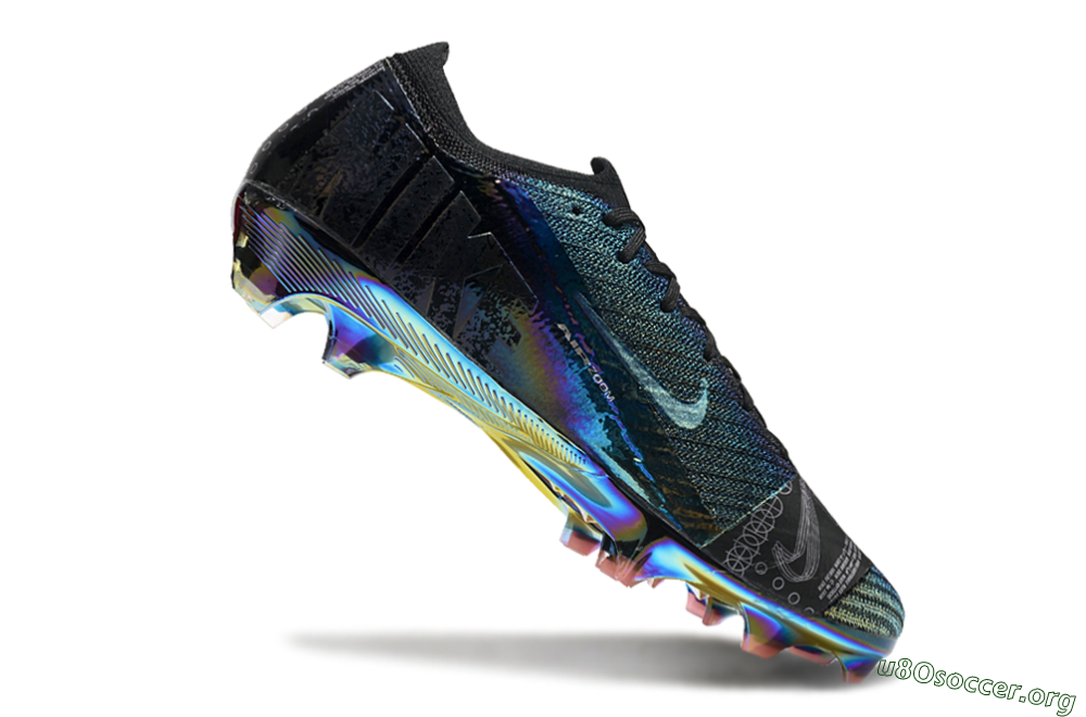 Nike Air Zoom Mercurial Vapor 15 Elite FG Football Boots - Blue/Black/Gold 4
