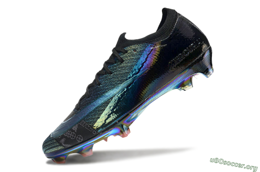 Nike Air Zoom Mercurial Vapor 15 Elite FG Football Boots - Blue/Black/Gold 5