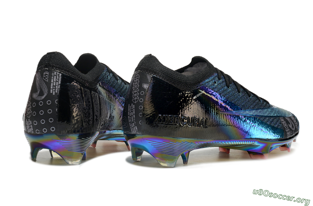 Nike Air Zoom Mercurial Vapor 15 Elite FG Football Boots - Blue/Black/Gold 6