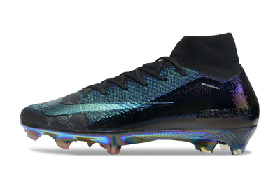 Nike Air Zoom Mercurial Superfly 9 Elite FG Football Boots - Metal Blue/Black