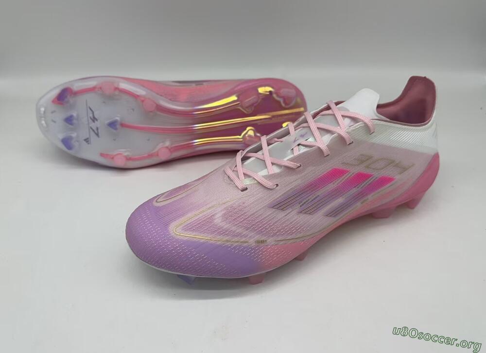 Adidas F50 Elite FG Football Boots - Purple/White/Pink