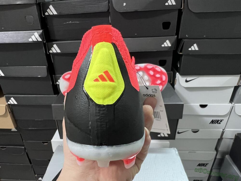 Adidas Predator 24 Elite AG Football Boots - Black/white/Red/Yellow