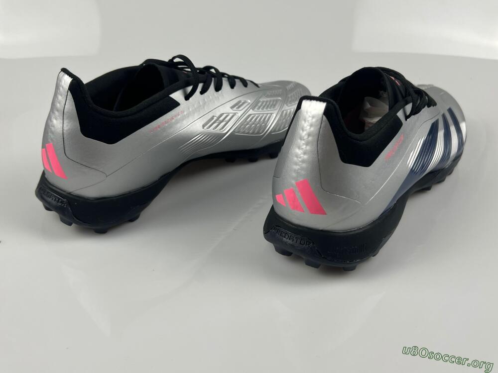 Adidas Predator 24 Elite TF Football Shoes - Silver/Blue/Pink