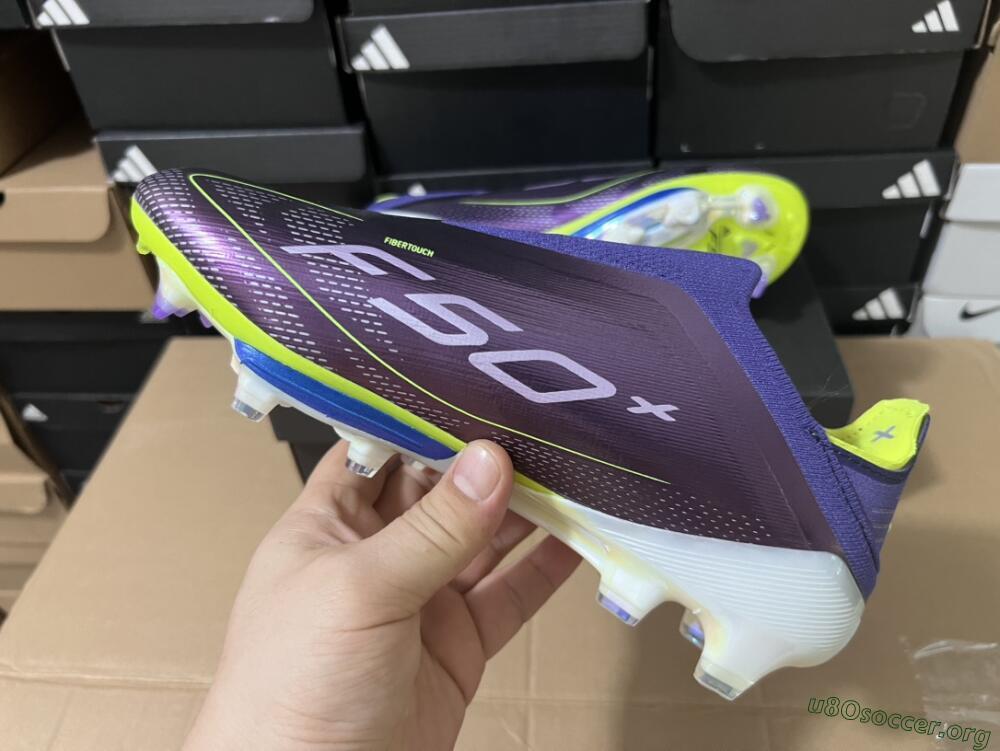 Adidas F50+ Lightstrike Pro FG Football Boots - Purple/Yellow/Blue