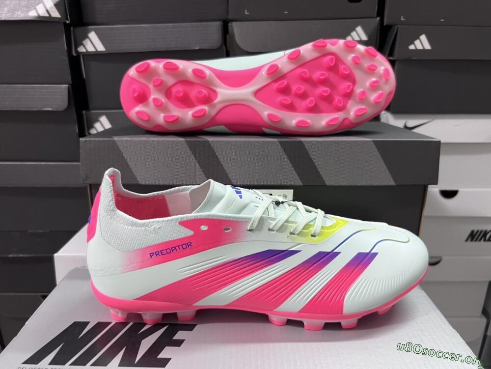 Adidas Predator Elite 24 MG Football Boots - Jade/Purple/Pink