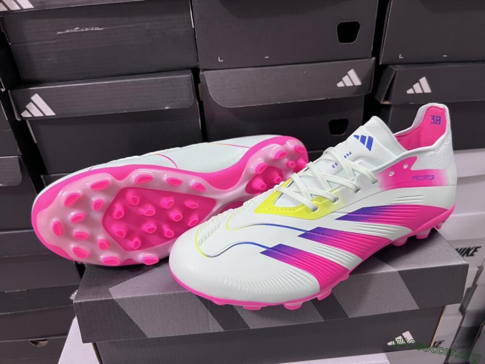Adidas Predator Elite 24 MG Football Boots - Jade/Purple/Pink