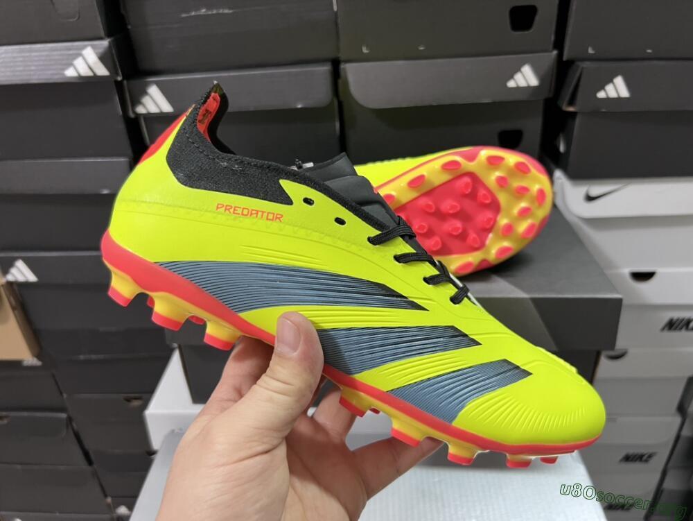 Adidas Predator Elite 24 MG Football Boots - Yellow/Black/Red