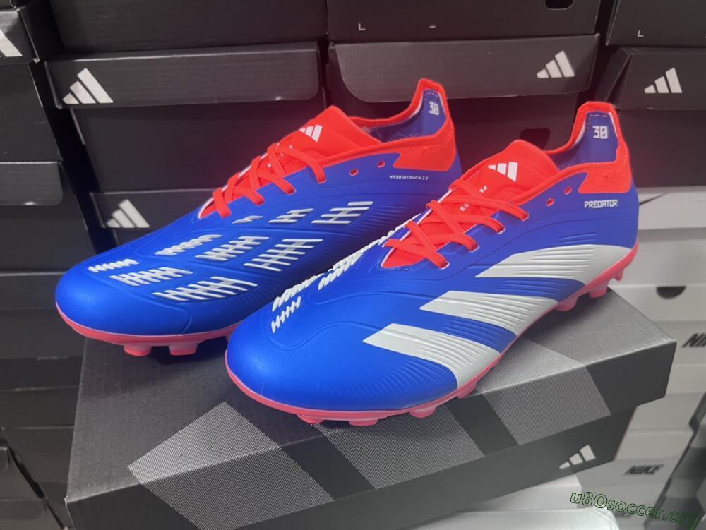 Adidas Predator Elite 24 MG Football Boots - Blue/White/Red