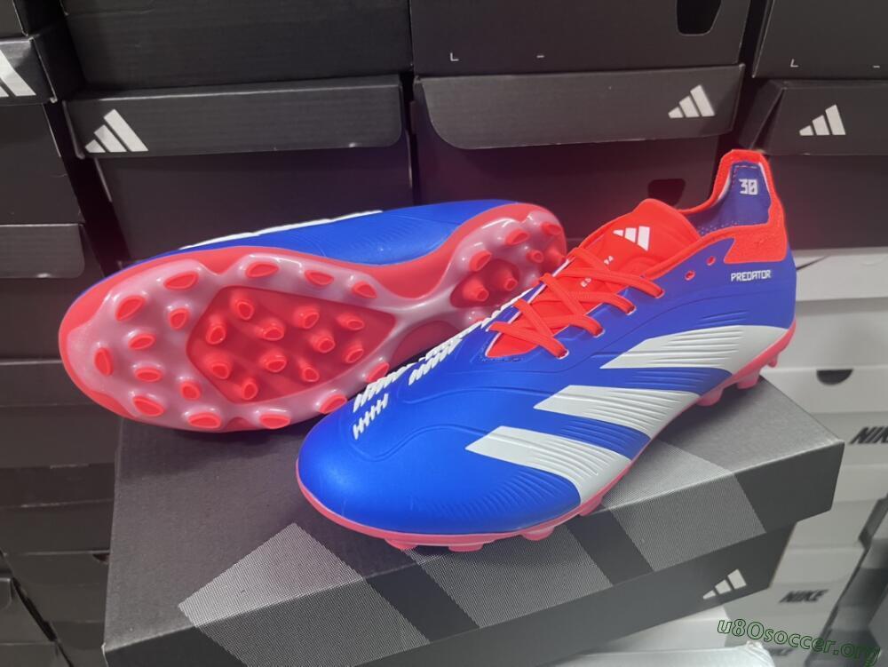 Adidas Predator Elite 24 MG Football Boots - Blue/White/Red