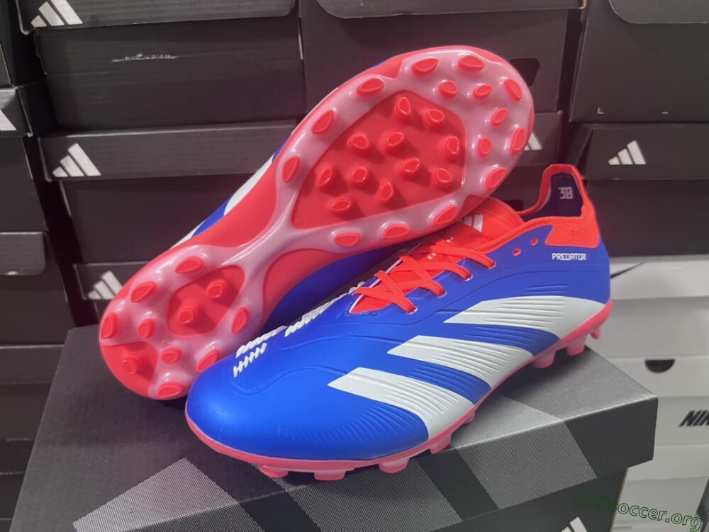 Adidas Predator Elite 24 MG Football Boots - Blue/White/Red