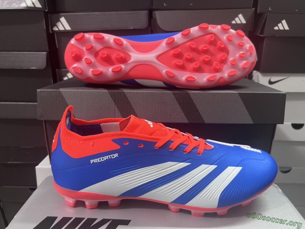 Adidas Predator Elite 24 MG Football Boots - Blue/White/Red