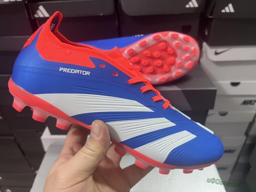 Adidas Predator Elite 24 MG Football Boots - Blue/White/Red