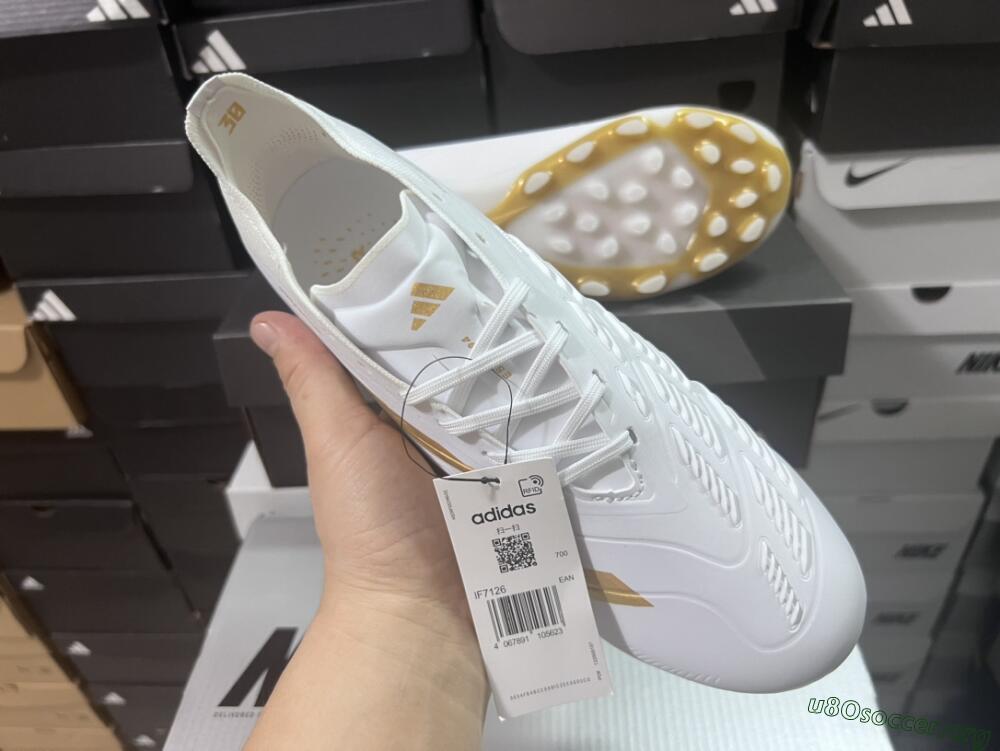 Adidas Predator Elite 24 MG Football Boots - White/Gold