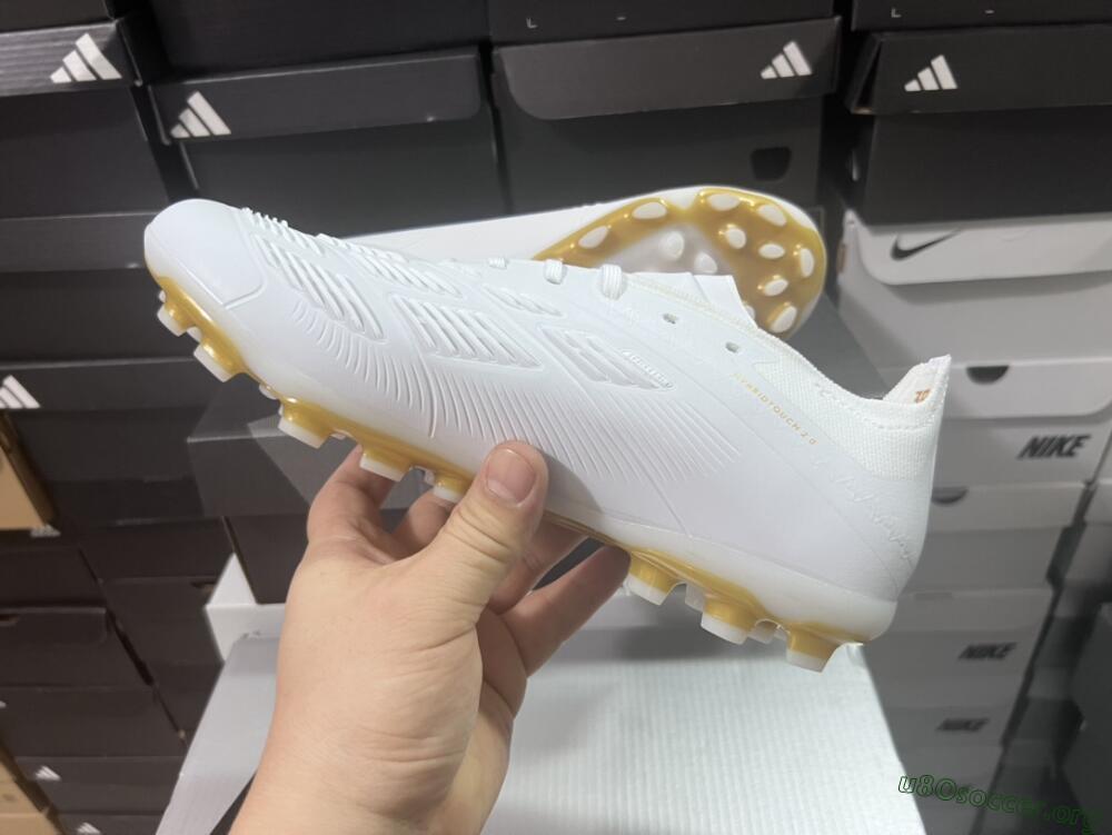 Adidas Predator Elite 24 MG Football Boots - White/Gold