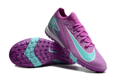 Nike Air Zoom Mercurial Vapor 16 Elite TF Football Shoes - Purple/Jade/White
