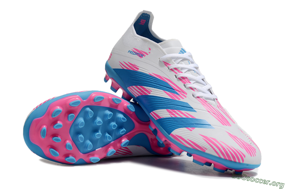 Adidas Predator Elite 24 MG Football Boots - White/Blue/Pink 0
