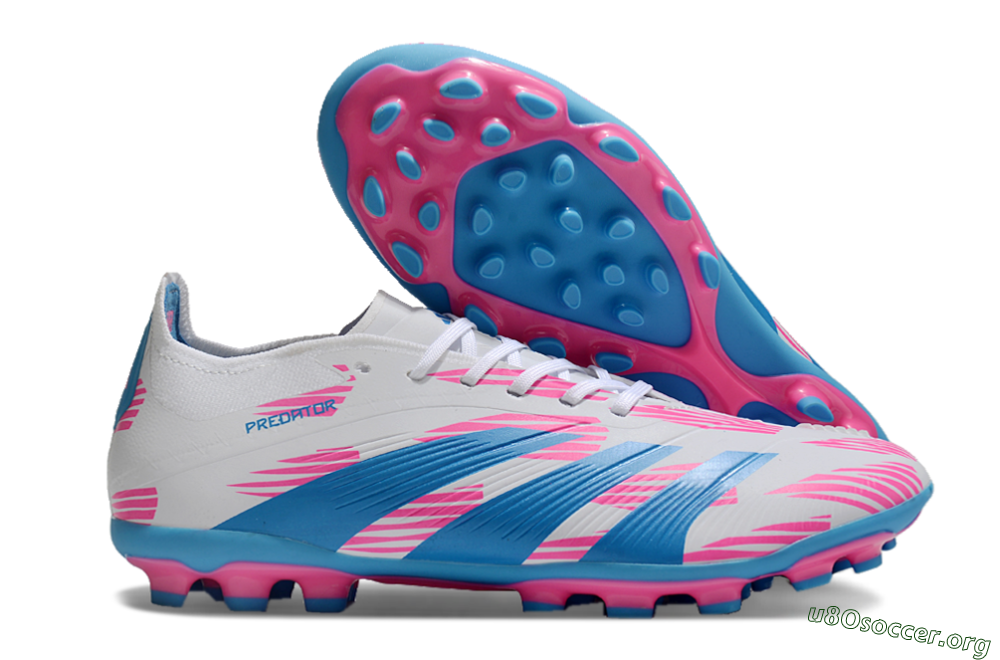 Adidas Predator Elite 24 MG Football Boots - White/Blue/Pink 2