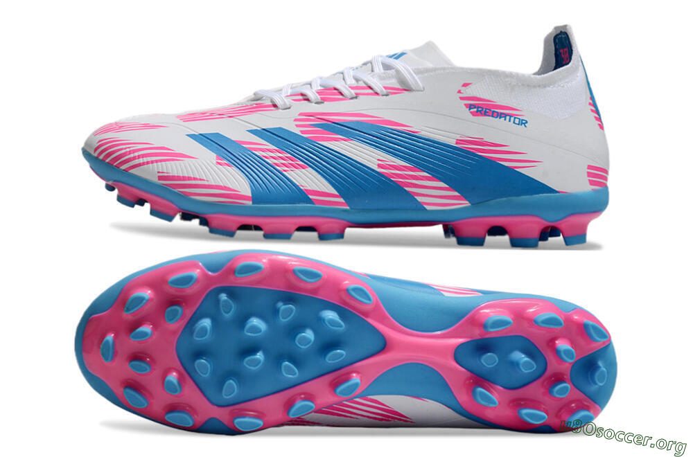 Adidas Predator Elite 24 MG Football Boots - White/Blue/Pink 1