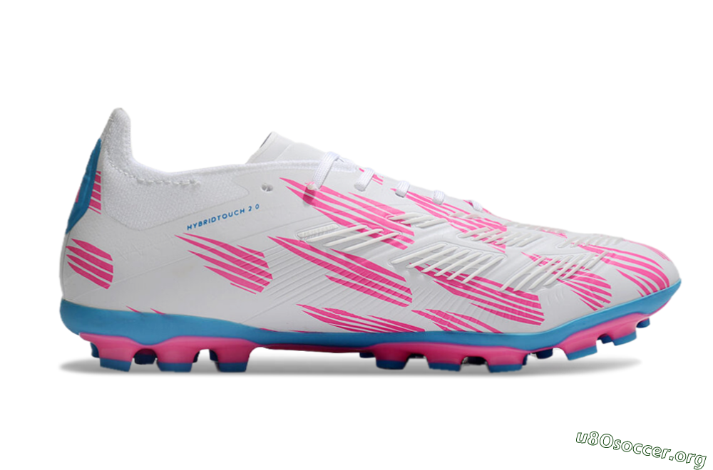 Adidas Predator Elite 24 MG Football Boots - White/Blue/Pink 5