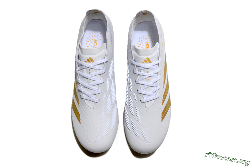 Adidas Predator Elite 24 MG Football Boots - White/Gold 4
