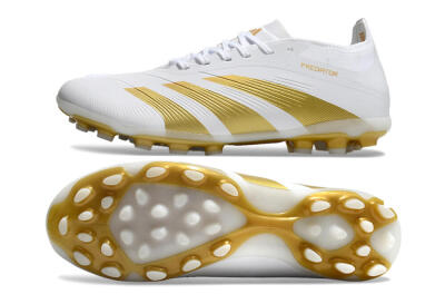 Adidas Predator Elite 24 MG Football Boots - White/Gold