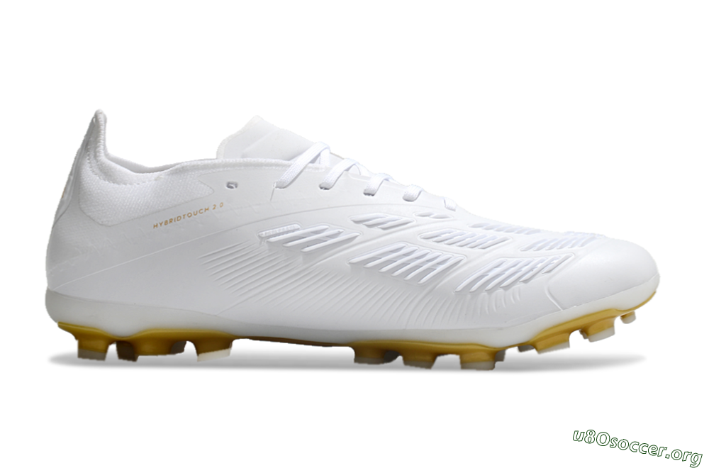 Adidas Predator Elite 24 MG Football Boots - White/Gold 5