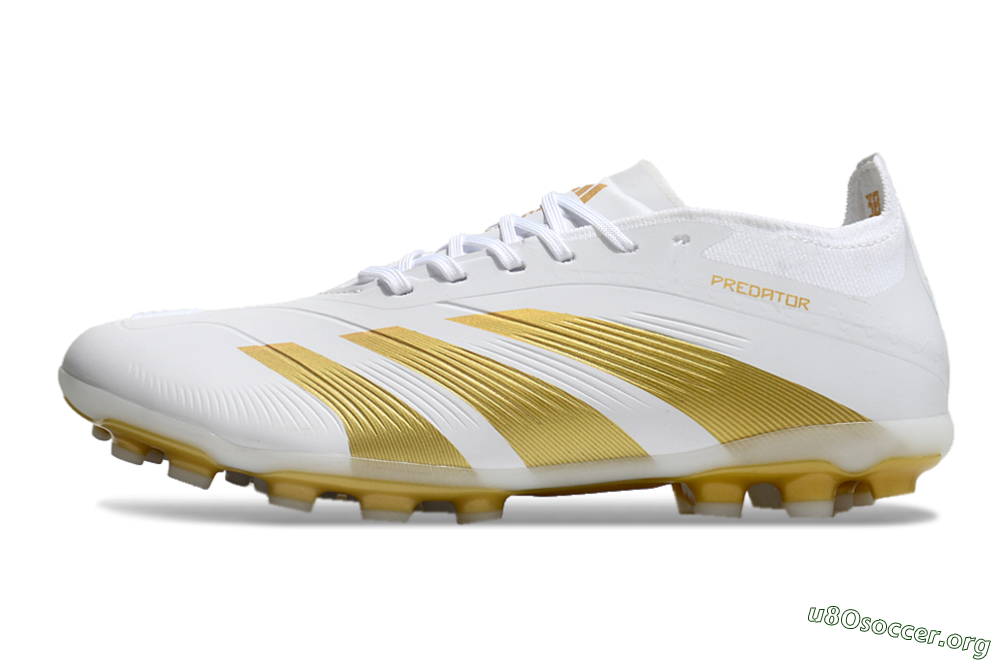 Adidas Predator Elite 24 MG Football Boots - White/Gold 3