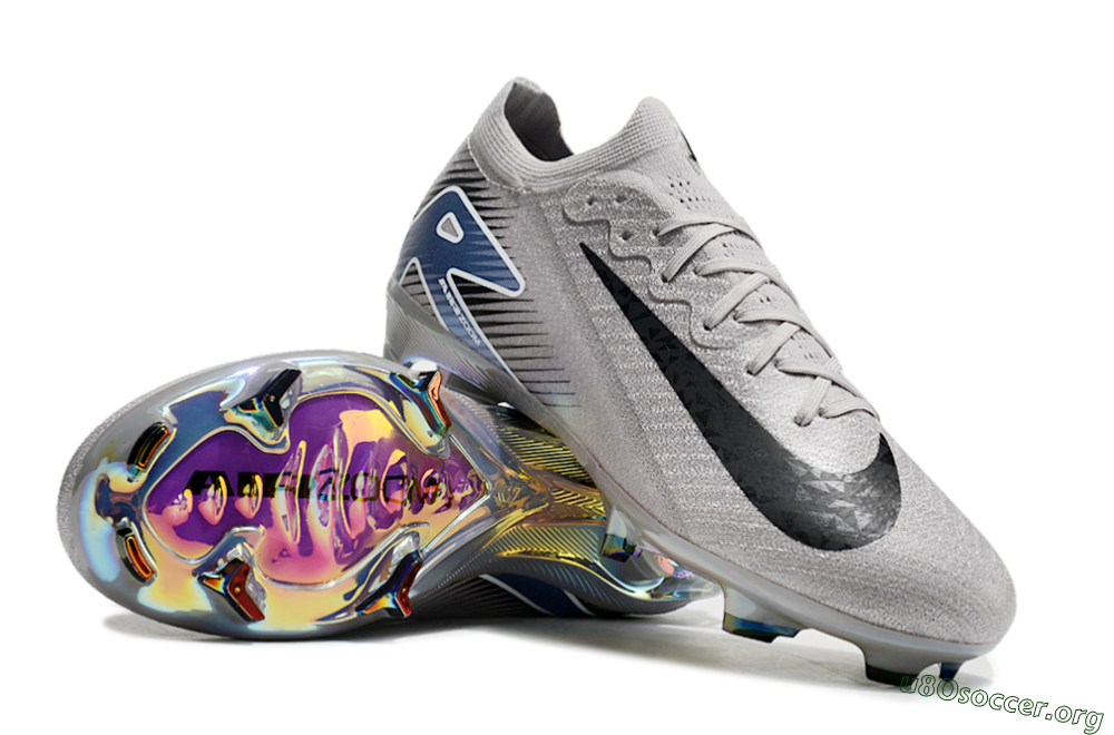 Nike Air Zoom Mercurial Vapor 16 Elite FG Football Boots - Grey/Black/Blue 0