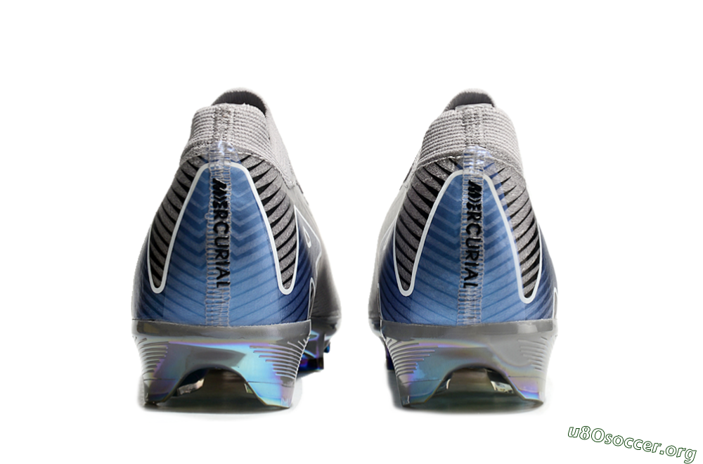 Nike Air Zoom Mercurial Vapor 16 Elite FG Football Boots - Grey/Black/Blue 5